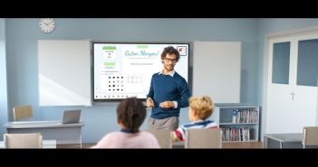 Kindermann TD-12xx Serie definiert interaktive Klassenzimmerdisplays auf neue (Foto: Kindermann GmbH)