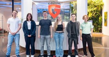Sechs Auszubildende starten dreijährige Ausbildung bei G DATA (Foto: G DATA CyberDefense AG)