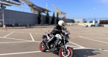 Kostenloses MotoGymkhana Fahrsicherheitstraining mit Pylonen-Parcours im Technik Museum (Foto: TMSNHSP)